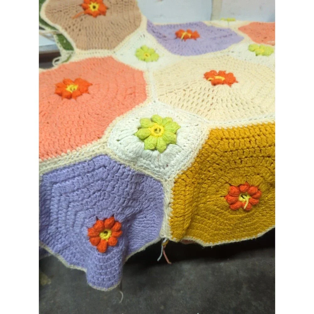 Handmade vintage knitted
